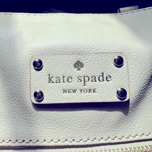 KATE SPADE Vintage Baxter Street Marian Pebbled Leather -  Cream - Picture 4 of 9
